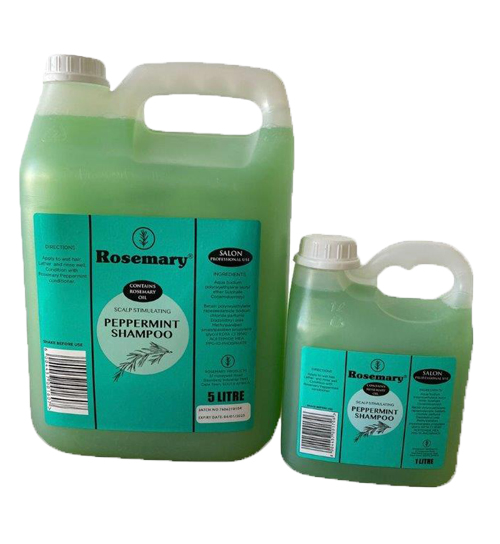 peppermint shampoo range